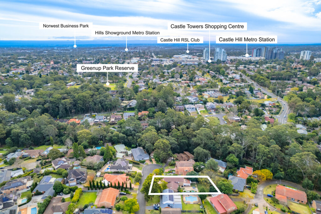 Sold - 9 Jarrah Place - New Property in Castle Hill - Real Estate by David Choy