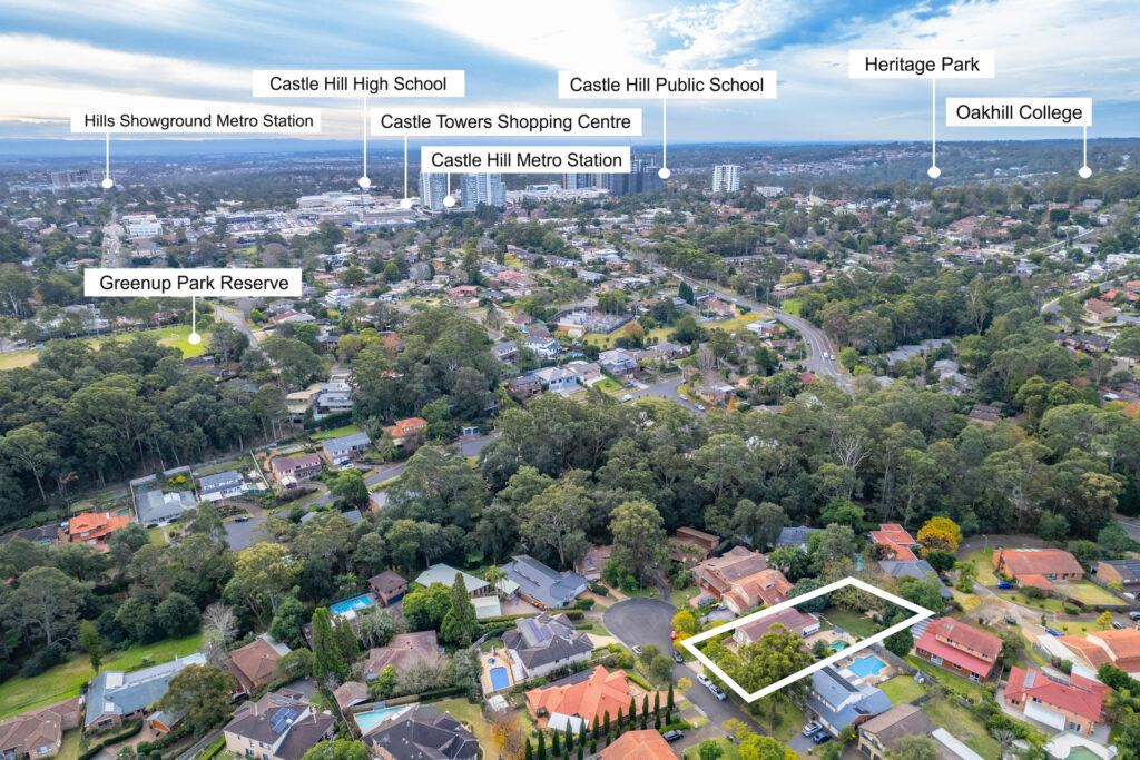 Sold - 9 Jarrah Place - New Property in Castle Hill - Real Estate by David Choy