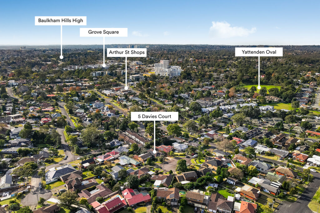 Sold - 5 Davies Court - New Property in Baulkham Hills - Real Estate by David Choy