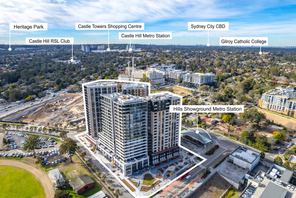 Sold - 1105/13 De Clambe Drive - New Property in Castle Hill - Real Estate by David Choy