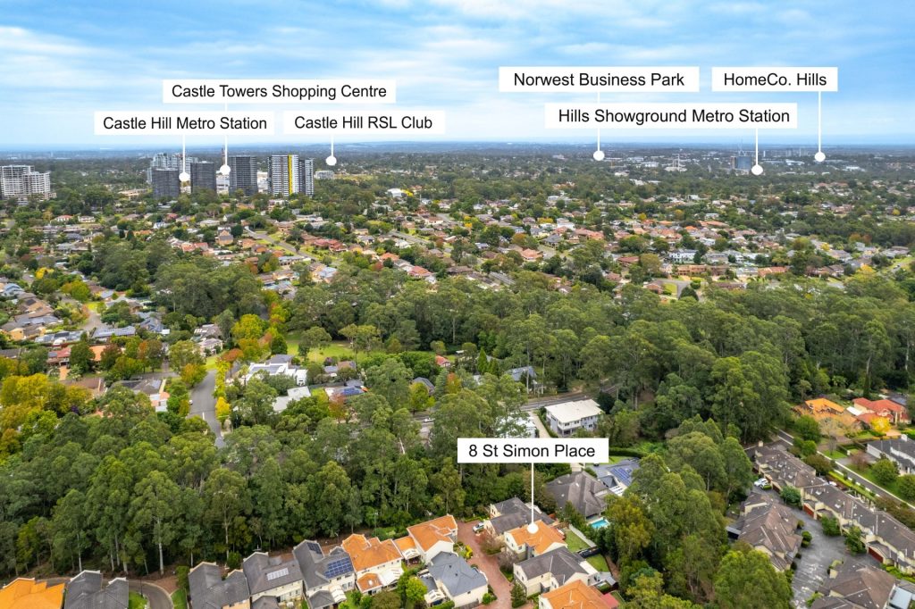 Sold - 8 St Simon Place - New Property in Castle Hill - Real Estate by David Choy