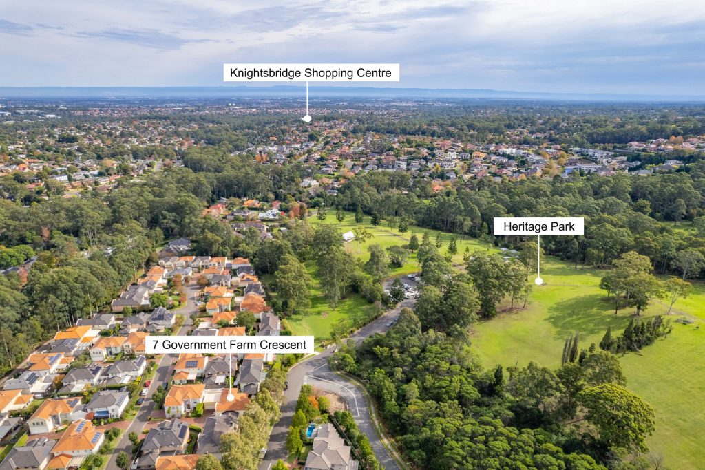 Sold - 7 Government Farm Crescent - New Property in Castle Hill - Real Estate by David Choy