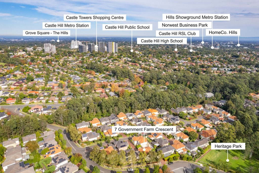 Sold - 7 Government Farm Crescent - New Property in Castle Hill - Real Estate by David Choy