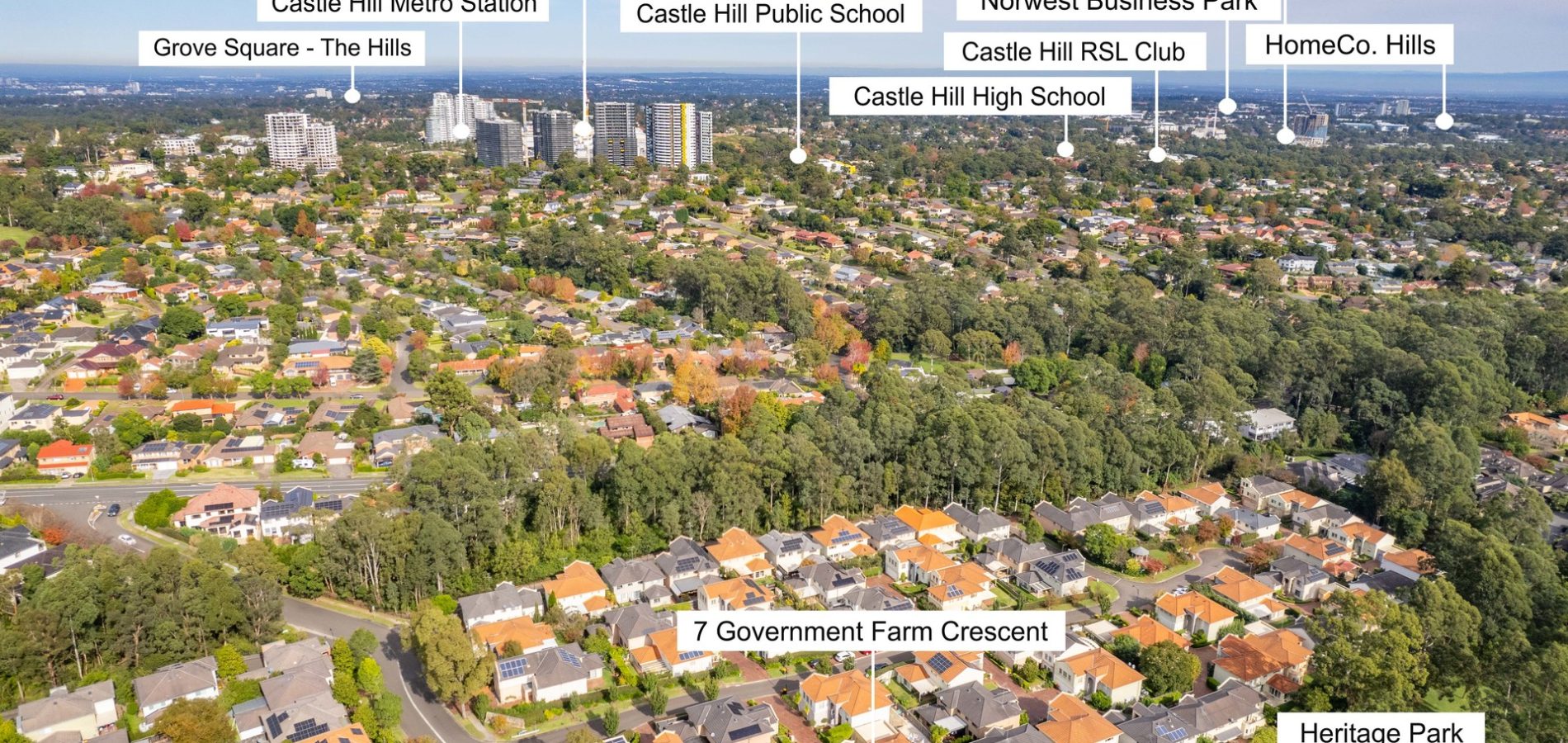 Sold - 7 Government Farm Crescent - New Property in Castle Hill - Real Estate by David Choy
