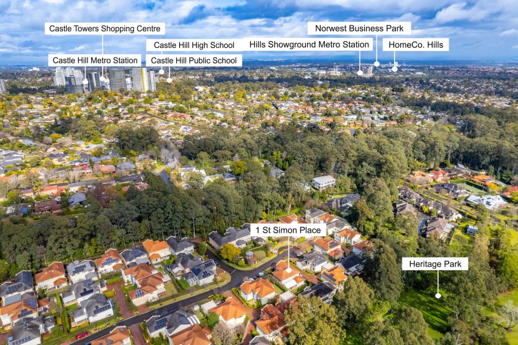 Sold - 1 St Simon Place - New Property in Castle Hill - Real Estate by David Choy