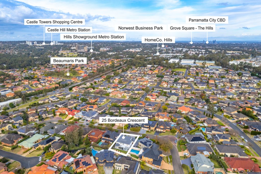 Sold - 25 Bordeaux Crescent - New Property in Castle Hill - Real Estate by