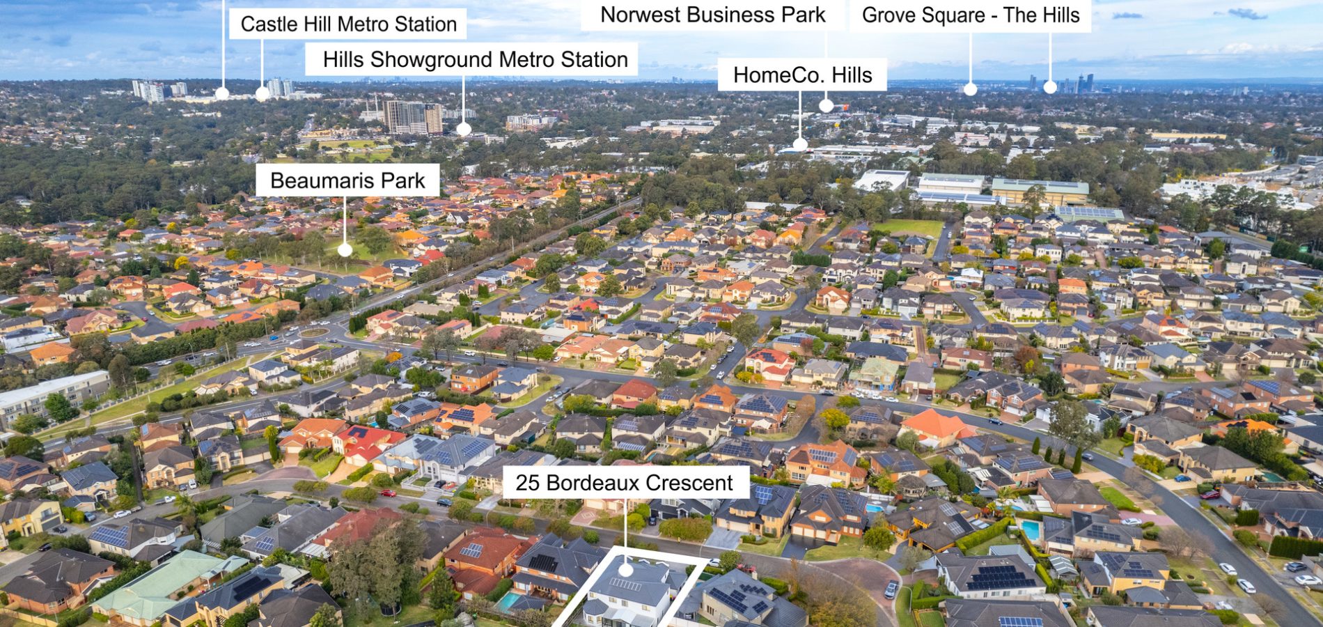 Sold - 25 Bordeaux Crescent - New Property in Castle Hill - Real Estate by
