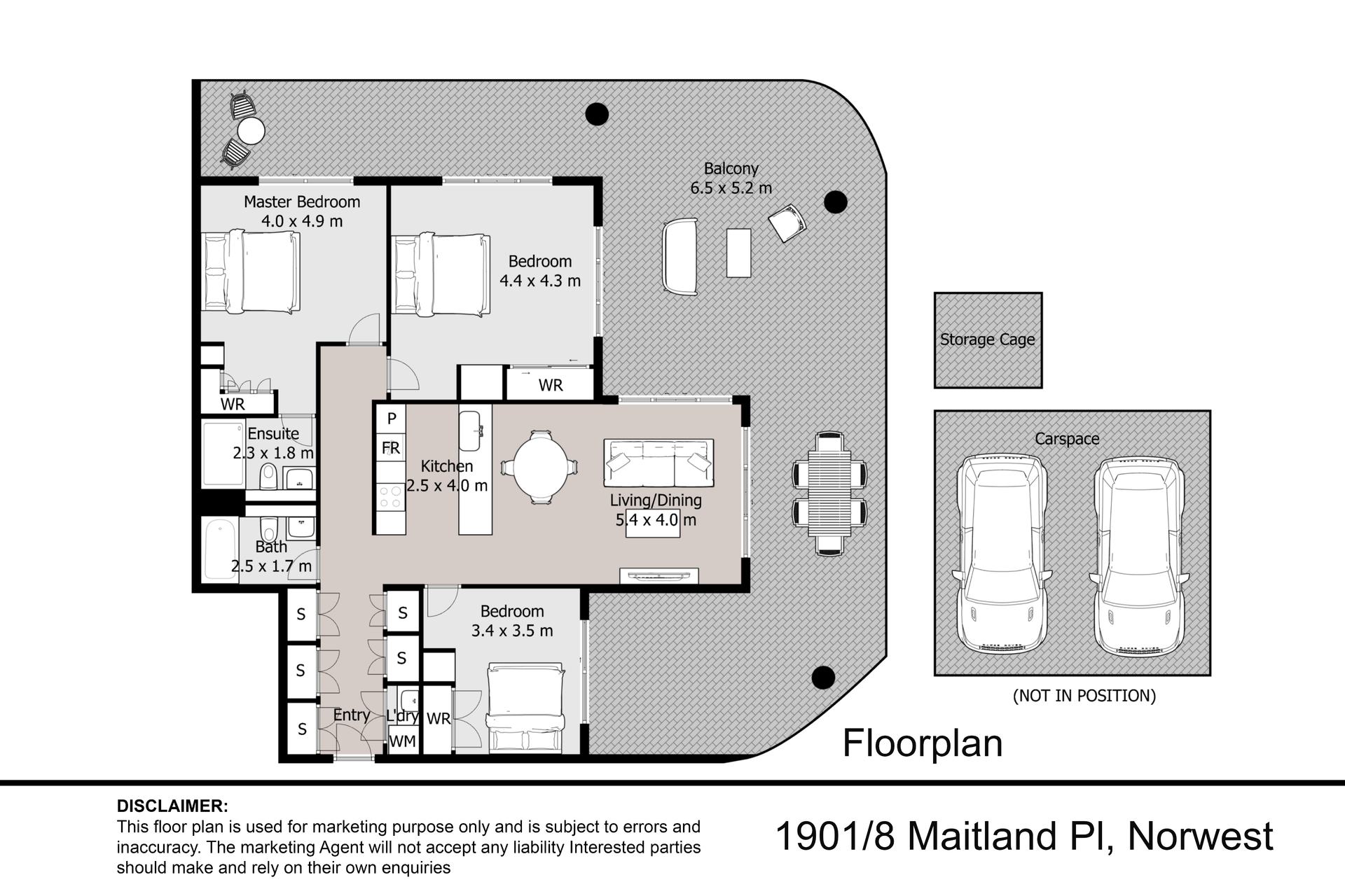 For Sale - 1901/8 Maitland Place - New Property in Norwest - Real Estate by Maree McCrorie
